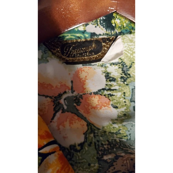 Vintage trumph of California Flower Button Down Shirt Mens Large - Picture 7 of 7